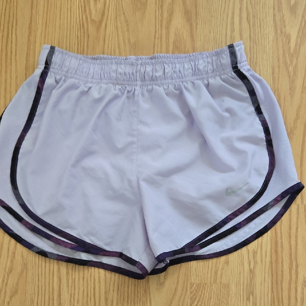 Women's Light Purple Nike Athletic Shorts